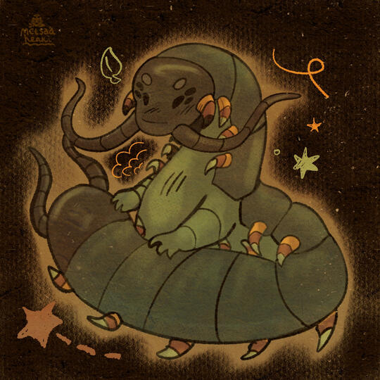 sketchy, simple background